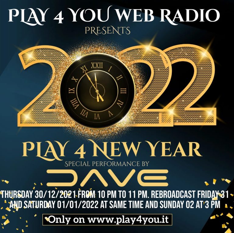 2022 Play 4 New Year! Il dj set di Capodanno con tutti i successi del 2021