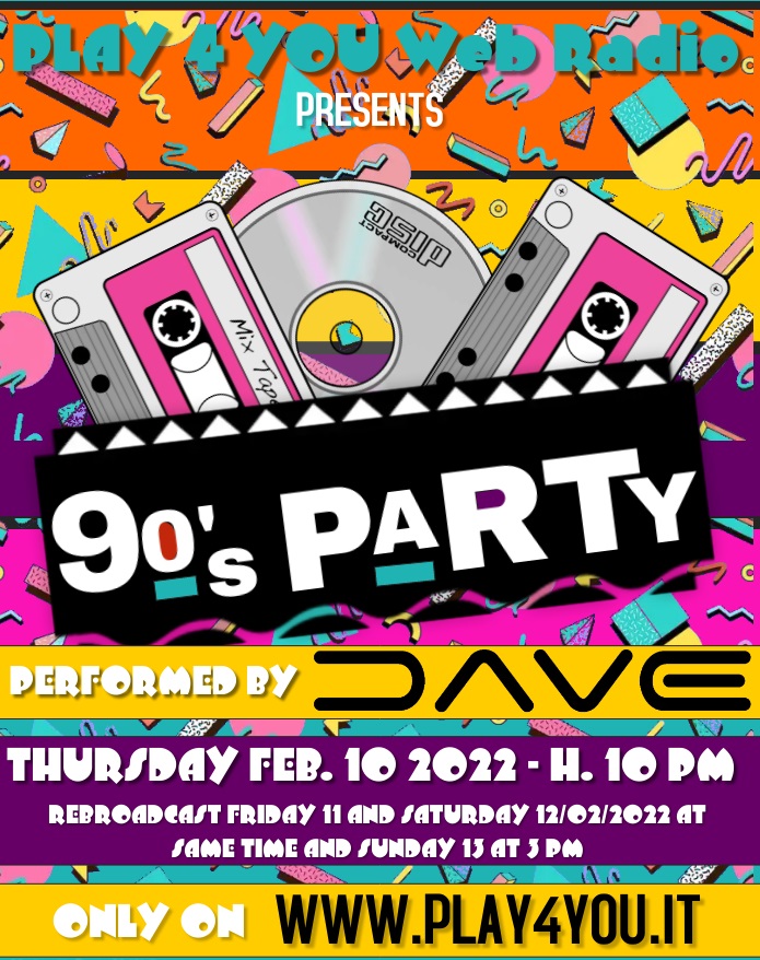Play 4 DANCE 90's party!